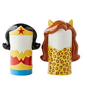 DC Comics Wonder Woman Vs Cheetah Salt And Pepper Shaker 6004162 New