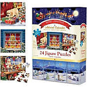 Eurographics - 24 Jigsaw Puzzle, 50 Pieces (Merry Christmas - Advent Calendar