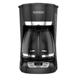 Black and Decker 12 Cup Programmable Coffeemaker in Black