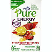 Crystal Light Pure Energy Strawberry Lemonade Drink Mix, 0.31 OZ
