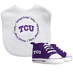 BabyFanatic 2 Piece Gift Set - NCAA TCU Horned Frogs - Officially Licensed Baby Apparel