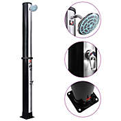 Home Life Boutique Outdoor Solar Shower with Shower Head and Faucet