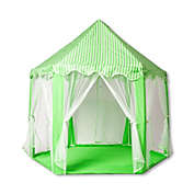 Green Hexagon Fantasy Castle Play Tent   Princess Playhouse For Kids, Indoor And Outdoor Activities   Toys & Games, Imaginative Playtime With Role Play   53 x 47 x 55 Inches