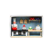 Alexander Taron 2.25" Chef in the Kitchen Wooden Matchbox