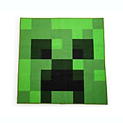 Minecraft Green Creeper Large Square Area Rug   Official Video Game Collectible   Indoor Floor Mat, Rugs For Living Room and Bedroom   Home Decor For Kids Room, Playroom   52 x 52 Inches
