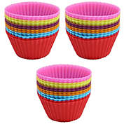 Kitcheniva Round Reusable Non-stick Silicone Baking Cupcake  Cups  36 PCS
