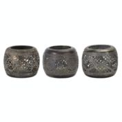 Melrose Home Decorative Votive Holder (Set of 6) 4.5"Dx 4"H Metal