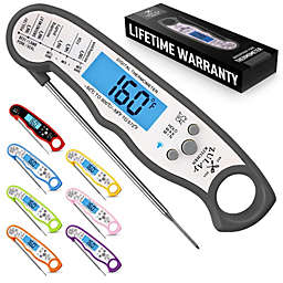 Zulay Kitchen Digital Meat Thermometer with Probe - Charcoal