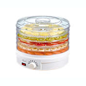 Everglade Home 5-Tray White Food Dehydrator with Adjustable Thermostat
