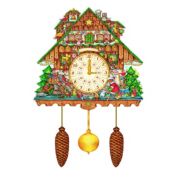 Alexander Taron 23.75" Vibrant Unique Korsch Advent Cuckoo Clock Wall Decor