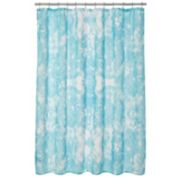 mDesign Modern Decorative Geometric Herringbone Print Shower Curtain