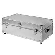Smooth Steel Storage Trunk with Wheels - Underbed - USA Made