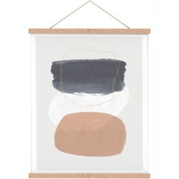 PosterMate Magnetic Poster Frame Hanger, Birchwood, Hang Canvas Print Artwork Wall (16-Inch)