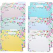 Paper Junkie Decorative File Folders, 1/3 Cut Tab, Letter Size, Floral Notes Section (12 Pack)