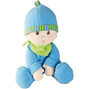 HABA Snug-up Doll Luis 8&quot; First Boy Baby Doll - Machine Washable for Ages Birth and Up
