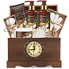 Alternate image 0 for Luxury Bath Gift Set in a Vintage Style Wooden Clock Box - 13 Pc Premium Coconut
