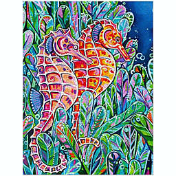 Americanflat 18x24 Jigsaw Puzzle, 500 Pieces Seahorses by Eve Izzett