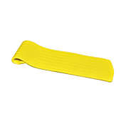 Swim Central 74-Inch Yellow Floating Rippled Swimming Pool Mattress Raft