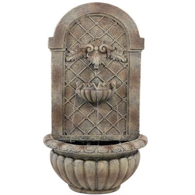 Outdoor Ornate Wall Hanging Water Fountain  by Orlandi Statuary  FSNG28318 