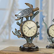 SPI Brass Turtle Table Top Clock