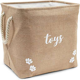 Juvale Foldable Pet Toy and Accessory Storage Bin (15 x 12 x 14 Inches)