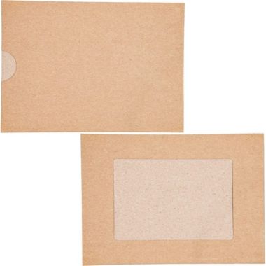 Juvale Photo Insert Cards with Envelopes, Brown Kraft Paper (4x6 In, 50 Pack). View a larger version of this product image.