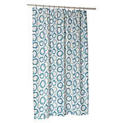 Carnation Home Fashions "Circles," Shower Stall-Sized Polyester Shower Curtain Liner - Multi 54" x 78"
