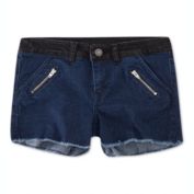 Levi&#39;s Big Kids Girl&#39;s Cut Off Shorty Shorts Blue Size 10 REG