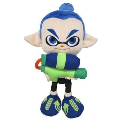 Little Buddy Splatoon Inkling Boy Blue 8 Inch Plush
