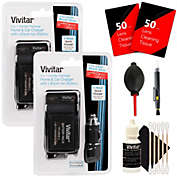 Vivitar Vivitar Replacement Battery Canon LP-E17 Top Kit for Canon M3, M5 Rebel T6i