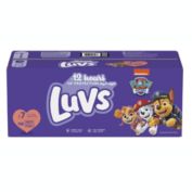 Luvs Paw Patrol Diapers - 100% Paraben and Latex-Free - Up to 12 Hours of Protection - Size 7