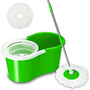 Kitcheniva 360° Rotating Head Easy Spin Dry Floor Mop, Green