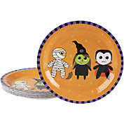 Blue Panda Halloween Party Supplies Paper Plates, Witch, Vampire, Mummy (9 In, 80 Count)