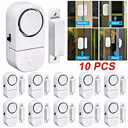 Infinity Merch Wireless Home Window Door Burglar Security Alarm System in White