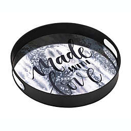 Nikki Chu Home Decorative Summerville Made With Love Mirror Tray