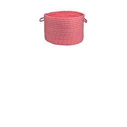 Colonial Mills Solid Fabric Basket - Coral 18