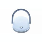 Link Ultra Modern Touch Control 3 in1 LED Desk Lamp W/Fast Wireless Charger Bedside Light Folds & Rotates - White