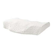 Gracie Mills Polyester Gel Contour Foam Pillow in White Finish BASI30-0580
