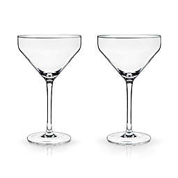 Viski Angled Martini Glasses