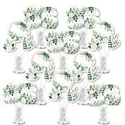 Big Dot of Happiness Boho Botanical - Greenery Party Centerpiece Sticks - Showstopper Table Toppers - 35 Pieces