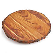 GAURI KOHLI Denali Acacia Wood Bark Serving Board 12&quot;