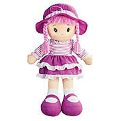 Collections Etc 24&quot; Adorable Soft Rag Doll in Purple