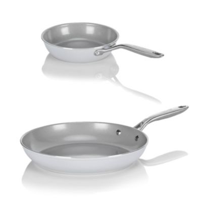 TECHEF - CeraTerra - 8 and 12 Inch Nonstick Nontoxic Ceramic Frying Pan Skillet Set