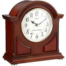 Seiko Sayo Wooden Chime Mantel Clock, Brown