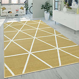 Paco Home Modern Area Rug for Living Room Geometric Pattern in pastel colors