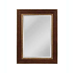 Mirror Master Home Decor Accent Darcey Wall Mirror Frame Has Reclaimed Wood Look