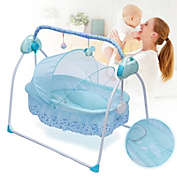 Stock Preferred Baby Infant Sleeping Bed Cradle Blue 103*75*86cm