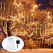 Kitcheniva 144LED Solar Meteor Shower Lights Rain Tree Lamp Outdoor, Warm White