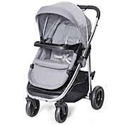 Slickblue Aluminum Lightweight Foldable Baby Stroller-Gray
