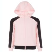 Ideology Big Girl&#39;s Pieced Zip up Hoodie Pink Size S